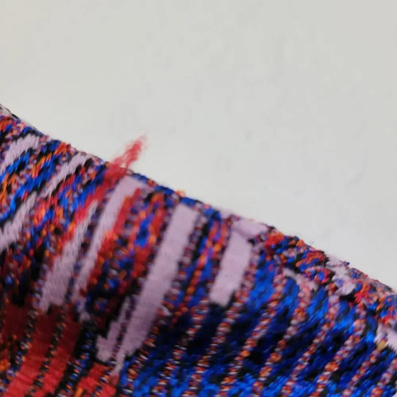 Zara Trafaluc Women T-Shirt Top S Multicolor Floral Short Sleeves Crew Neck Boxy - Picture 4 of 7